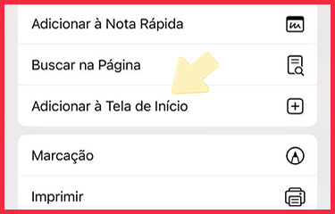 Adicionar à tela inicial