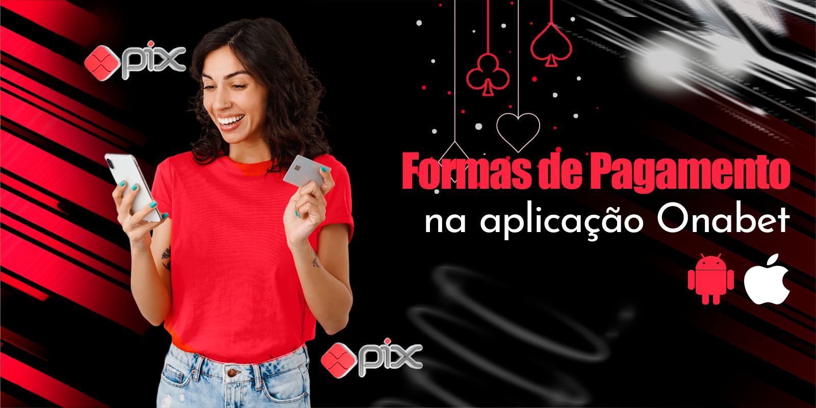 Formas de Pagamento no App Onabet